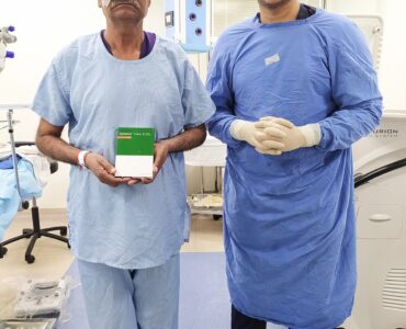 AKIO HAPPY PATIENT AFTER CATARACT SURGERY