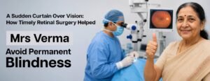 How Timely Retinal Surgery Helped Mrs Verma Avoid Permanent Blindness